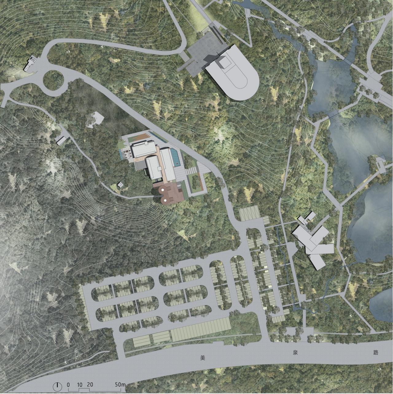 BIM建筑|南京先锋汤山矿坑书店 / 东南大学建筑学院 + 艺合境建筑事务所