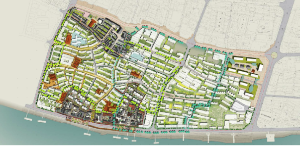 BIM建筑|城市核心区再开发设计思考 / ZWA卓时水石