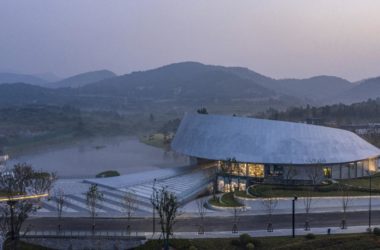 BIM建筑|眺望泰山的窗口：泰山佑游客中心 | line+WORK-BIM建筑网