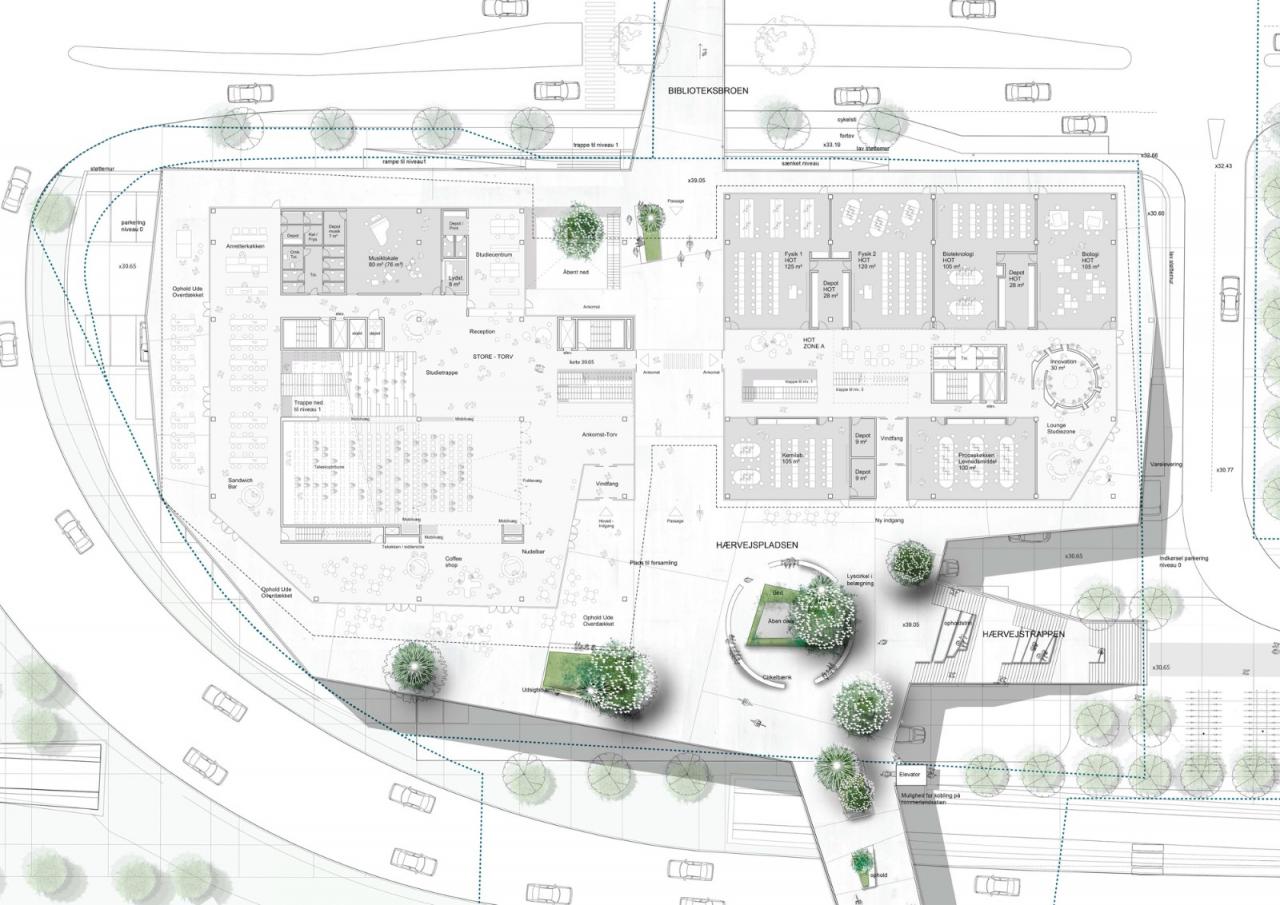 BIM建筑|Mercantec Midtbyens 体育馆 / Cubo 建筑事务所