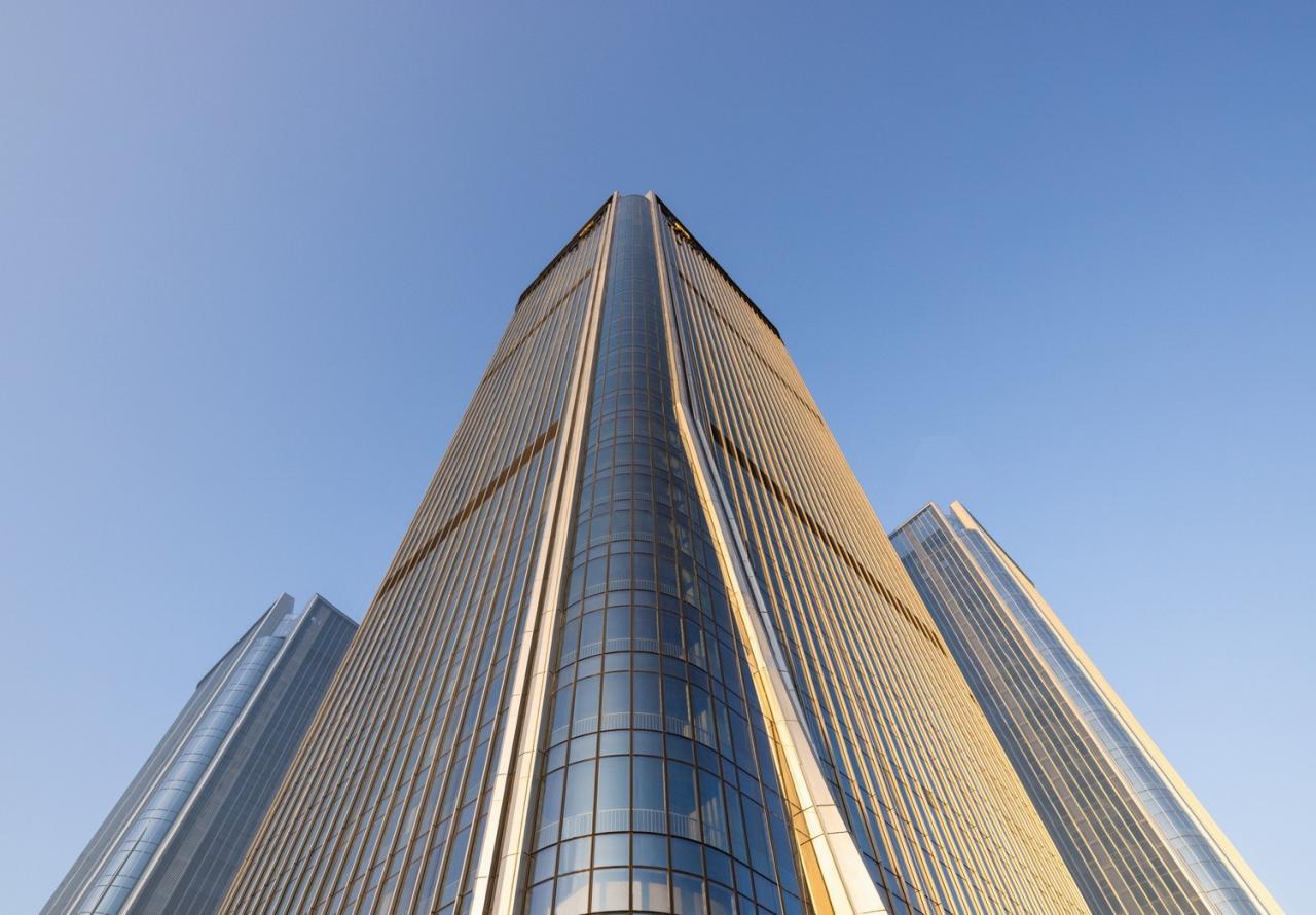 BIM建筑|最美全运会完美收官，奥体中轴之门继续绽放新的生命力 / 三益建筑设计