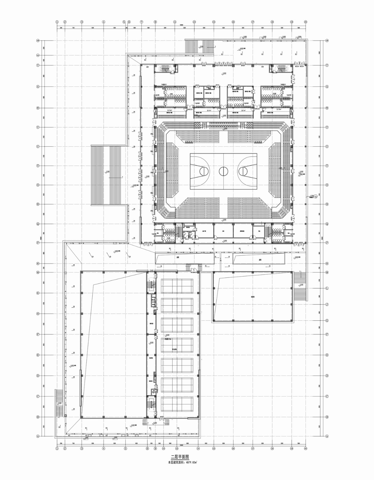 BIM建筑|济南山东第一医科大学文体中心 / 天津大学设计总院·顾志宏工作室