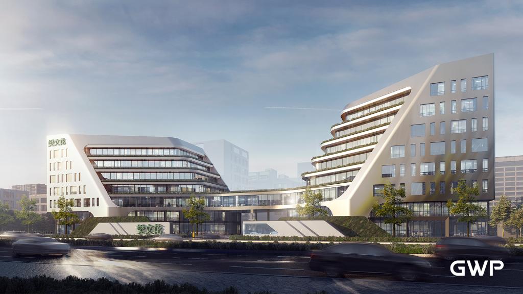 BIM建筑| 广州樊文花总部产业园项目 / GWP