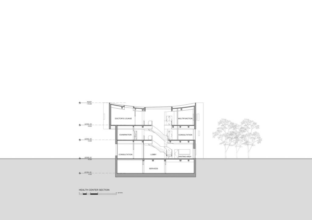 BIM建筑|上海中粮南桥半岛文体中心与医疗服务站 / Steven Holl Architects