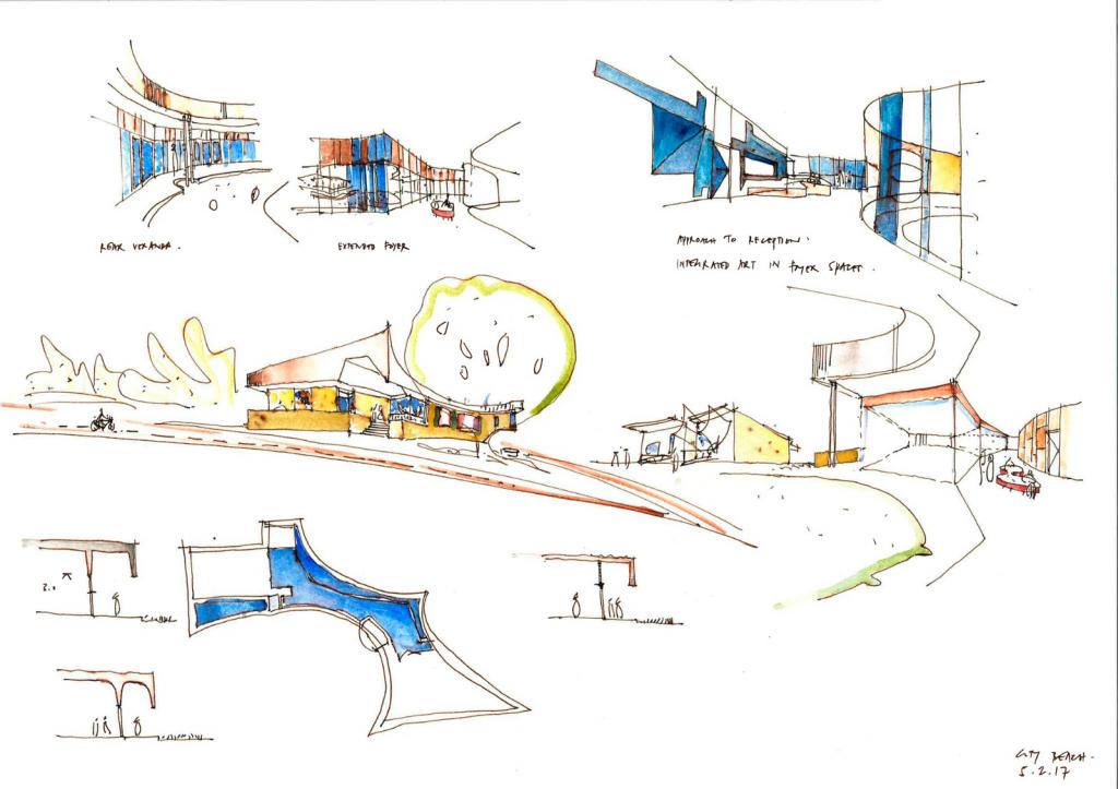 BIM建筑|城市海滩寄宿制学院 / iredale pedersen hook architects