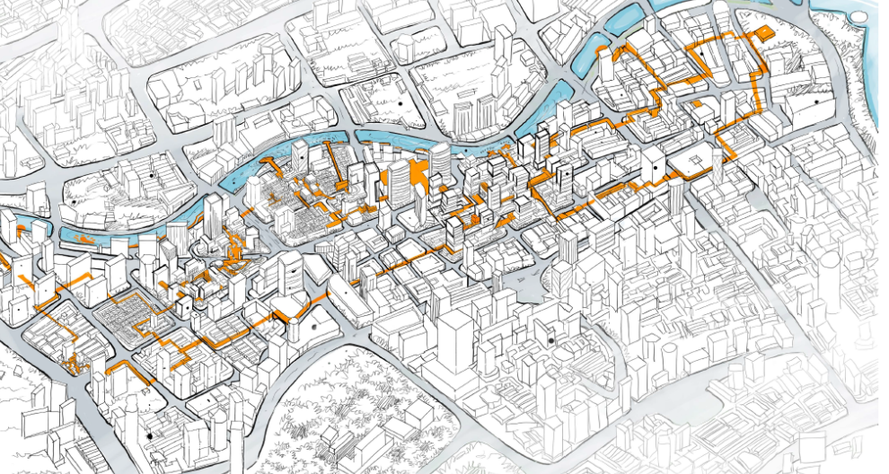 BIM建筑|城市核心区再开发设计思考 / ZWA卓时水石