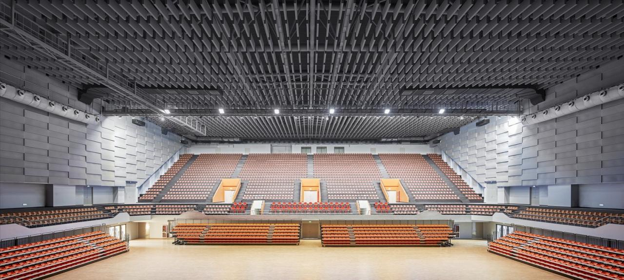 BIM建筑|济南山东第一医科大学文体中心 / 天津大学设计总院·顾志宏工作室