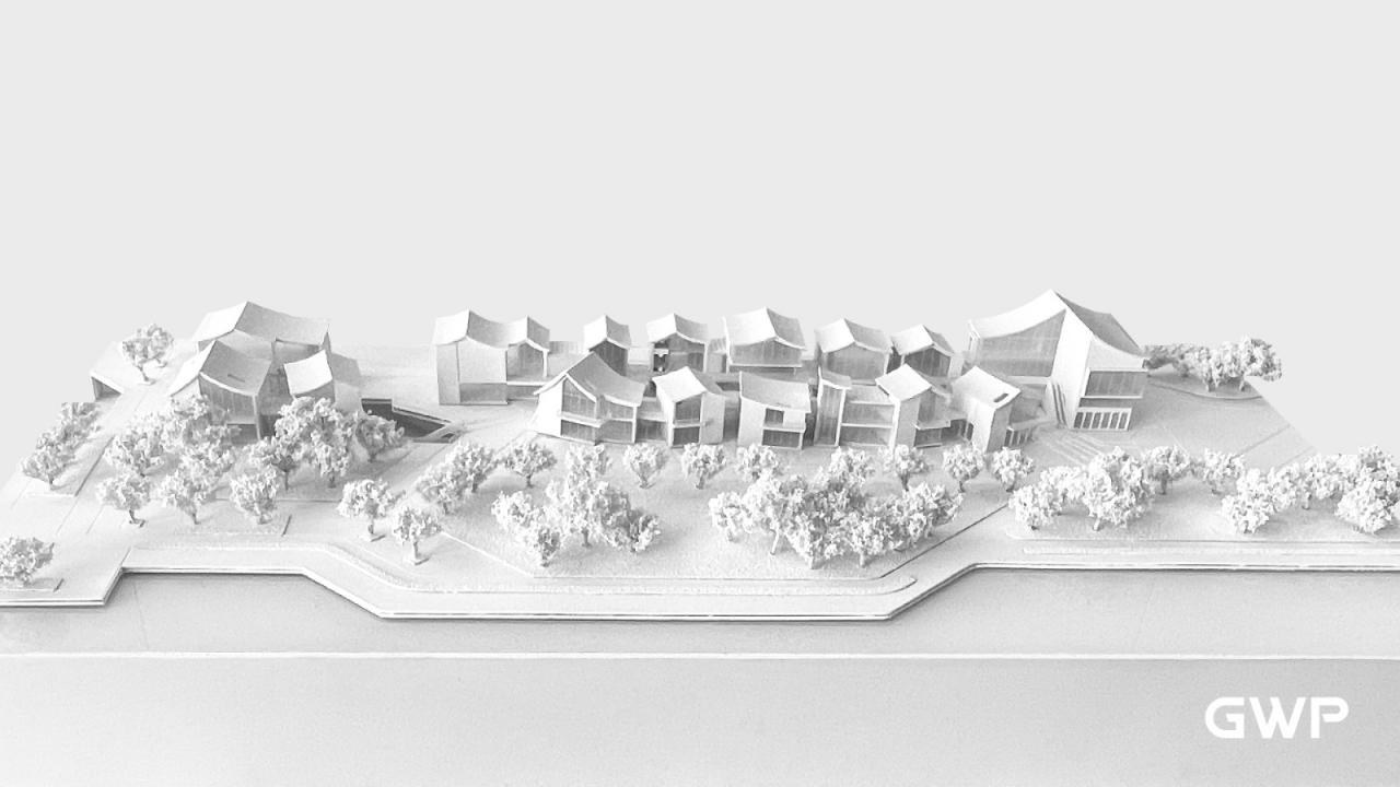 BIM建筑|杭州临安苕溪公园文化休闲商业街 / GWP作品