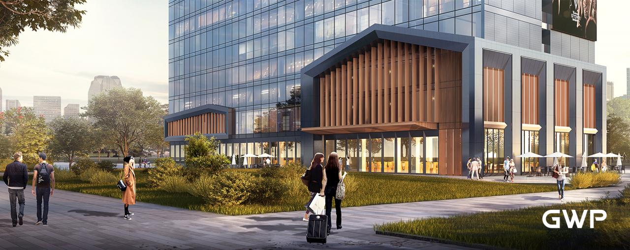 BIM建筑|杭州临安苕溪公园文化休闲商业街 / GWP作品