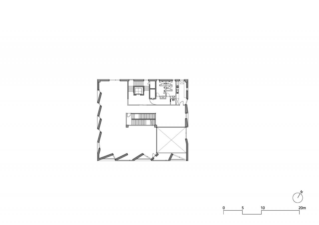 BIM建筑|“你你你你要跳舞吗？”舞步凌乱的办公楼 / poly.m.ur