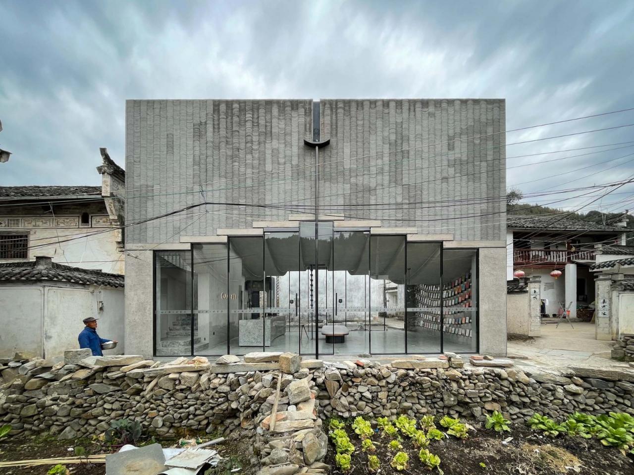 BIM建筑|桥廊：上海三联书店·黄山桃源店 / 来建筑设计工作室