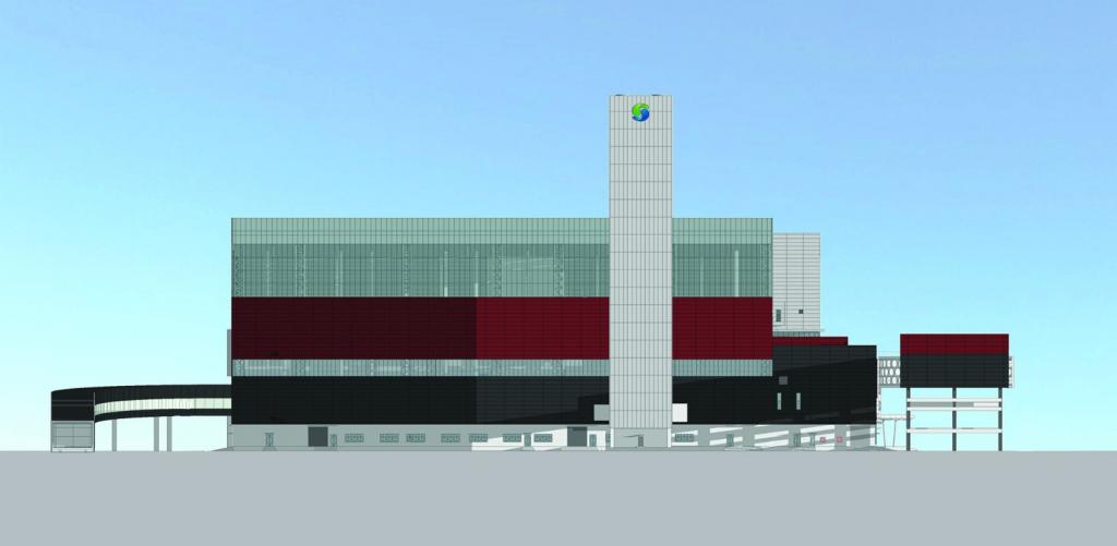 BIM建筑|太原生活垃圾焚烧发电厂 / AIA Life Designers