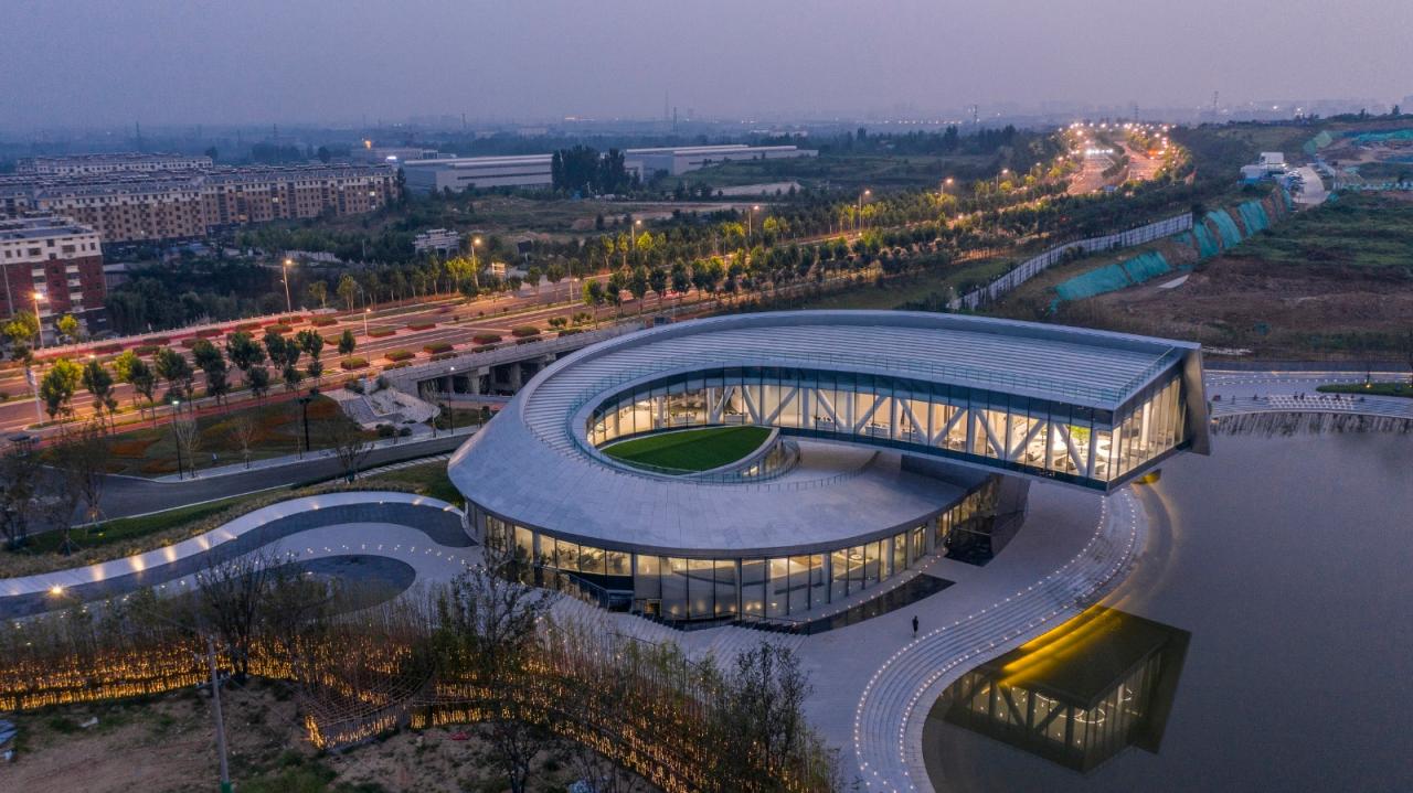 BIM建筑|眺望泰山的窗口：泰山佑游客中心 | line+WORK