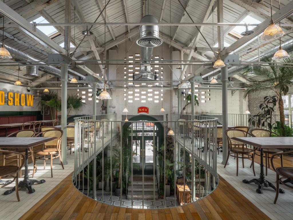 BIM建筑|工业建筑如何改造为泰式茶餐厅？ / 三厘社triostudio