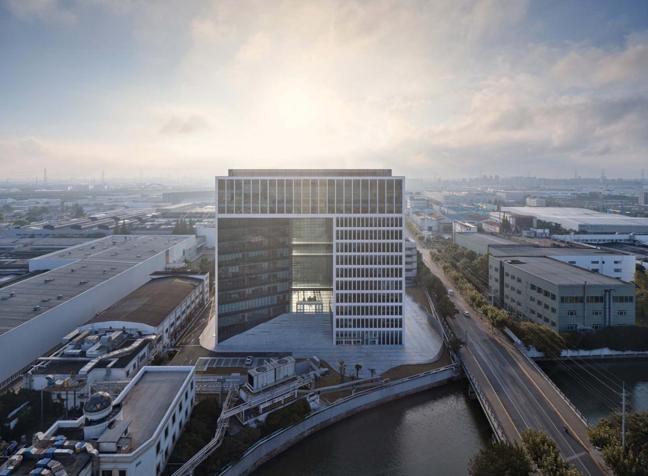 BIM建筑|上海上汽大众技术中心 / HPP建筑事务所