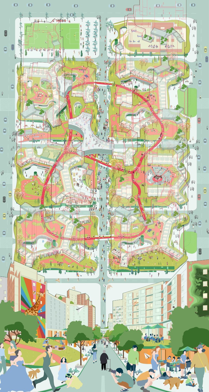 BIM建筑|百子湾公租房（燕保·百湾家园）/ MAD公布首个建成公租房项目