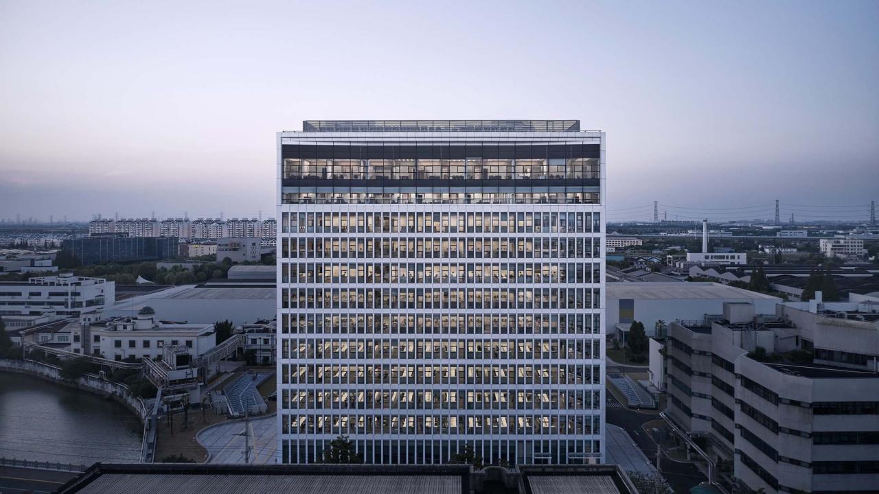 BIM建筑|上海上汽大众技术中心 / HPP建筑事务所