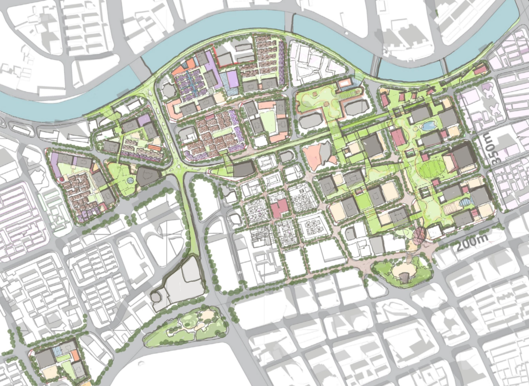 BIM建筑|城市核心区再开发设计思考 / ZWA卓时水石