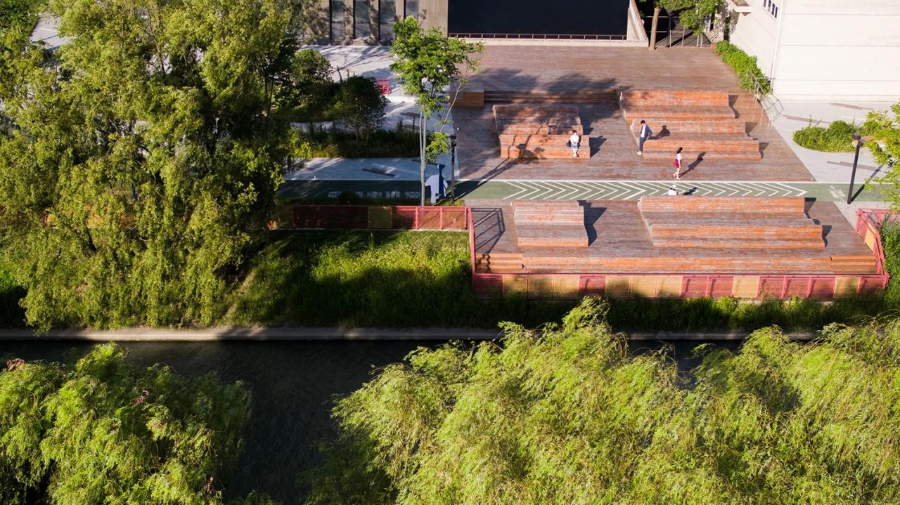 BIM建筑|上海闵行横泾港东岸滨水，景观公共空间改造 / SPARK Architects