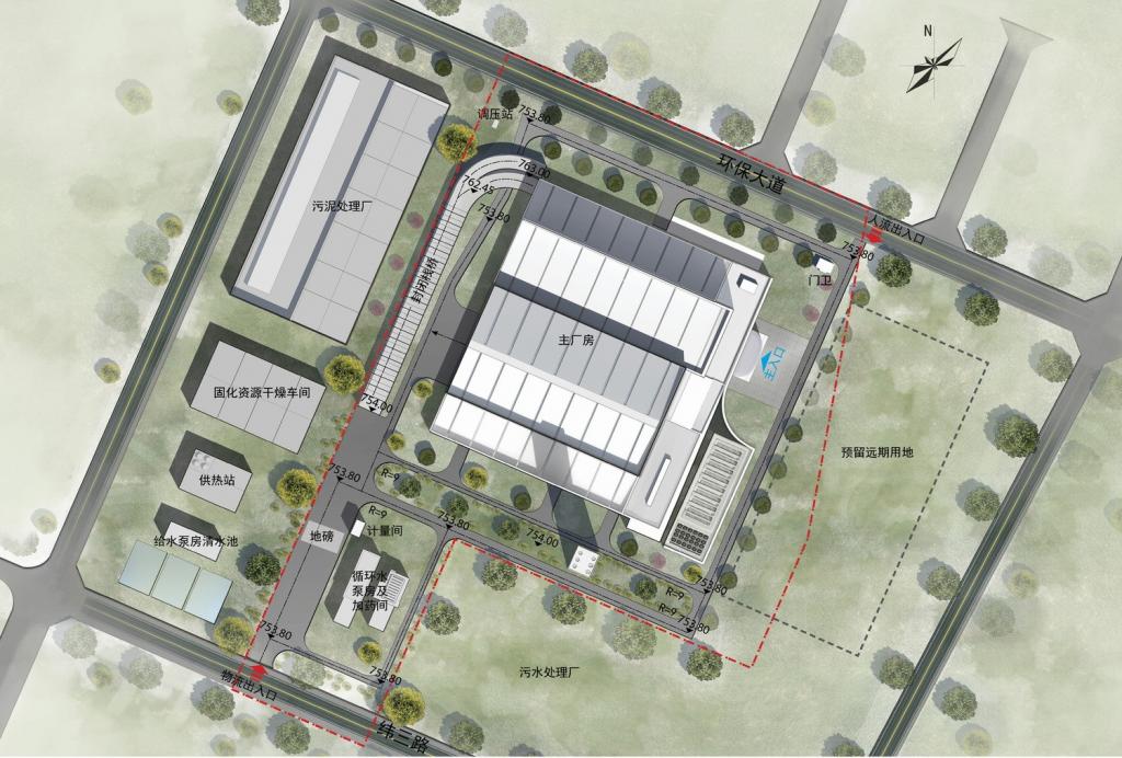 BIM建筑|太原生活垃圾焚烧发电厂 / AIA Life Designers