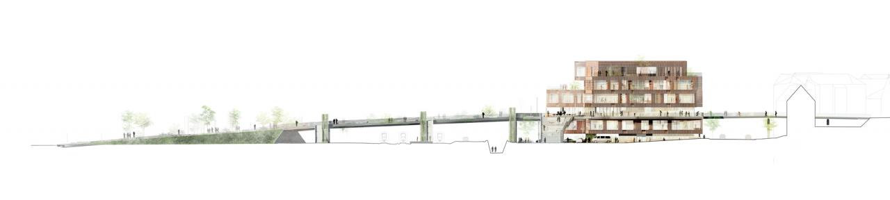 BIM建筑|Mercantec Midtbyens 体育馆 / Cubo 建筑事务所