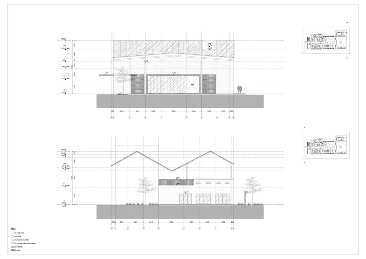 BIM建筑|桐乡东浜头村双创客厅改造 | 上海严旸建筑设计工作室