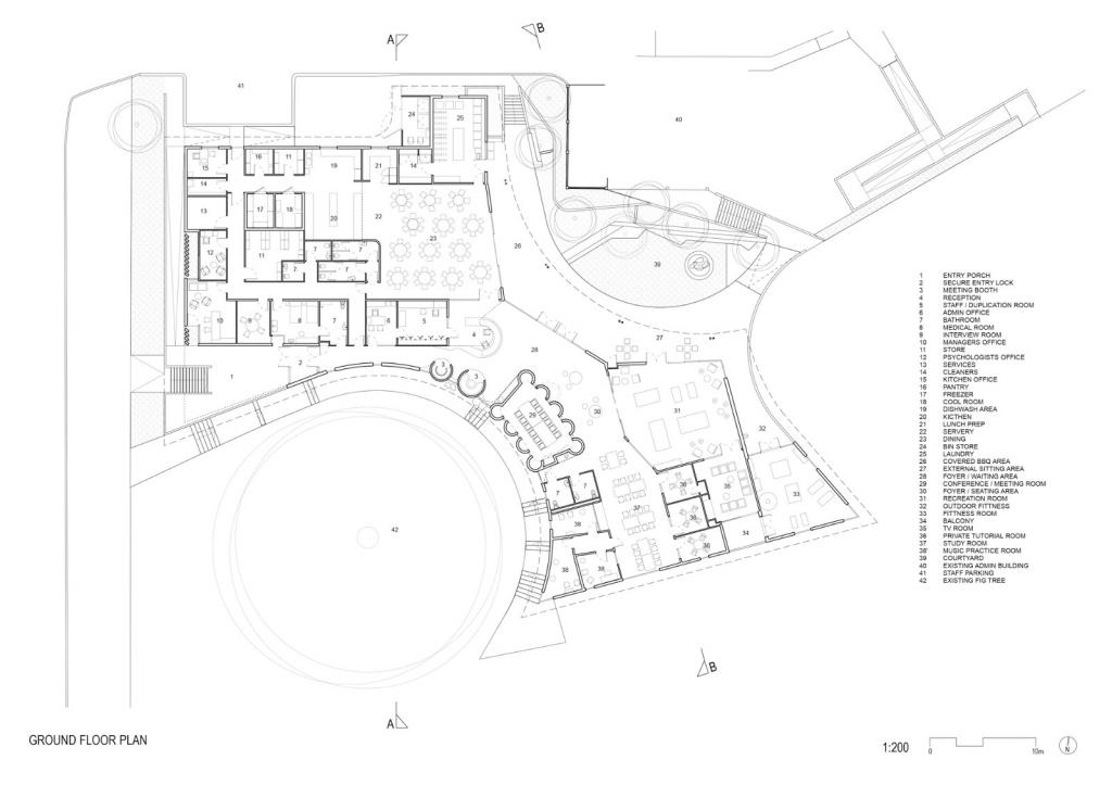 BIM建筑|城市海滩寄宿制学院 / iredale pedersen hook architects