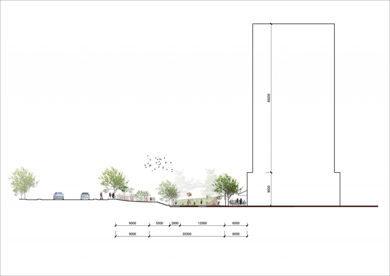 BIM建筑|上海闵行横泾港东岸滨水，景观公共空间改造 / SPARK Architects