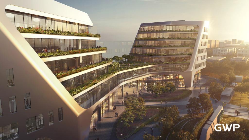 BIM建筑| 广州樊文花总部产业园项目 / GWP