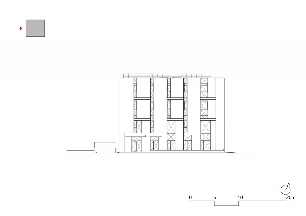 BIM建筑|“你你你你要跳舞吗？”舞步凌乱的办公楼 / poly.m.ur
