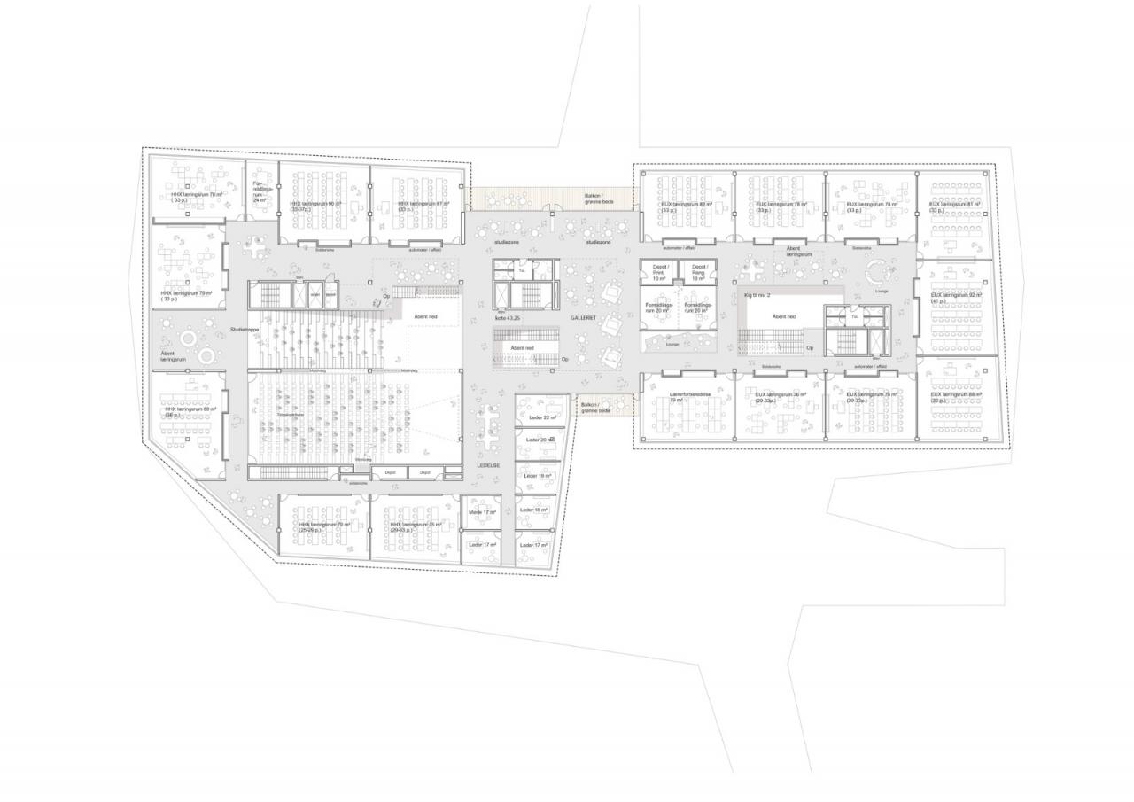 BIM建筑|Mercantec Midtbyens 体育馆 / Cubo 建筑事务所