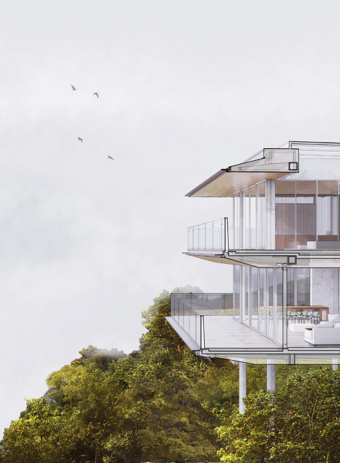 BIM建筑|自土地中生长——莫干山郡安里 / gad