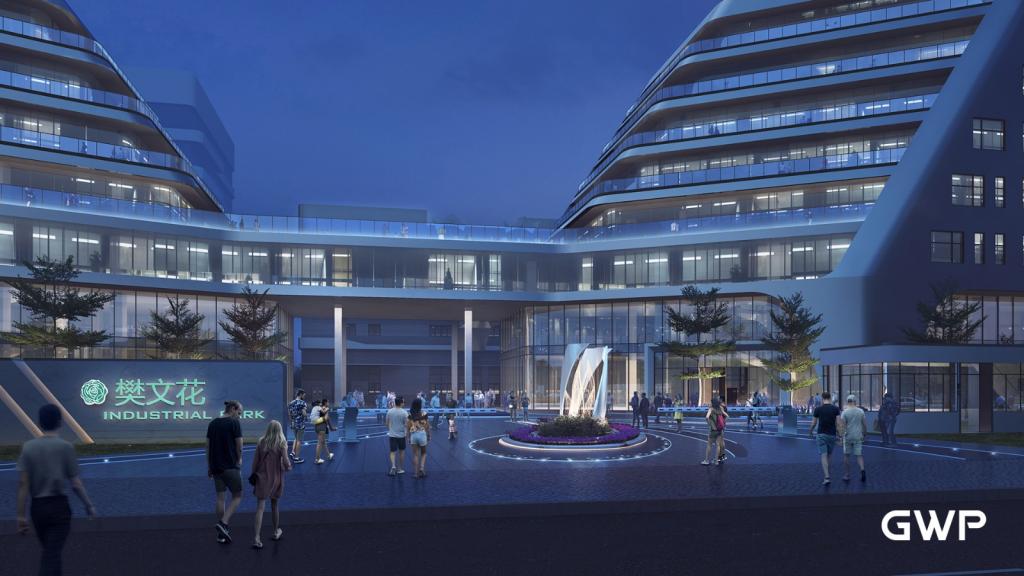 BIM建筑| 广州樊文花总部产业园项目 / GWP