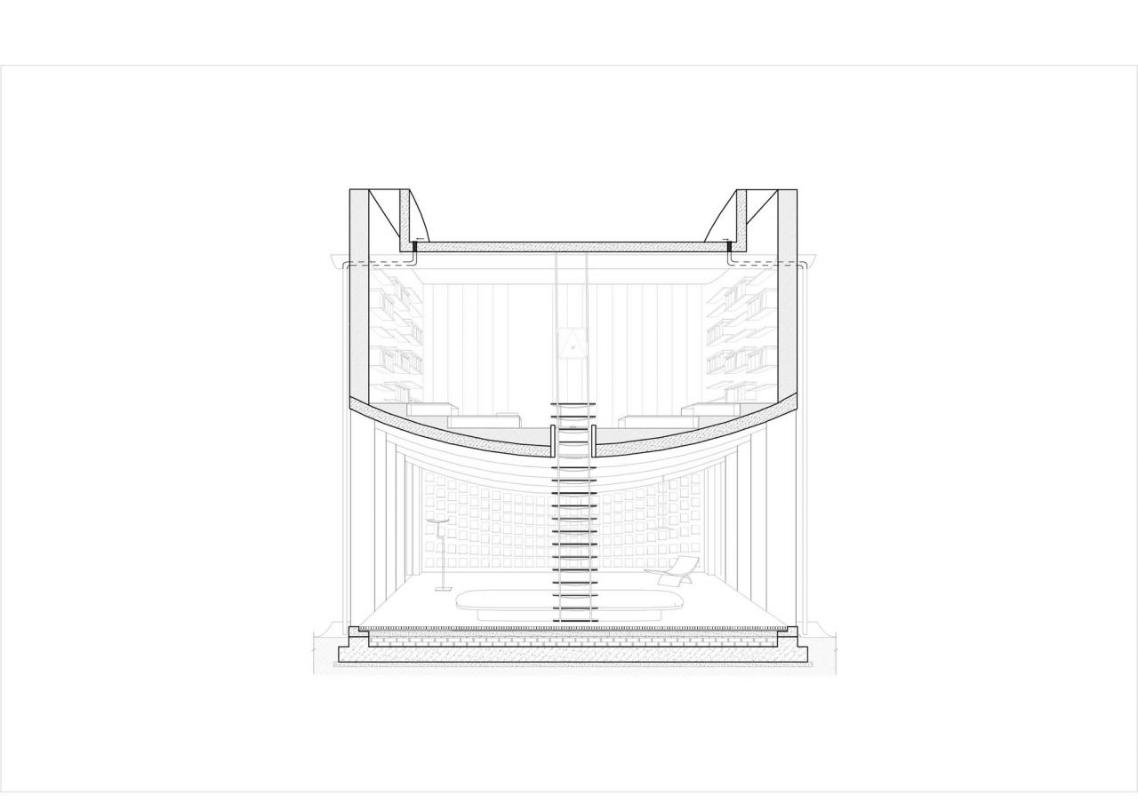 BIM建筑|桥廊：上海三联书店·黄山桃源店 / 来建筑设计工作室