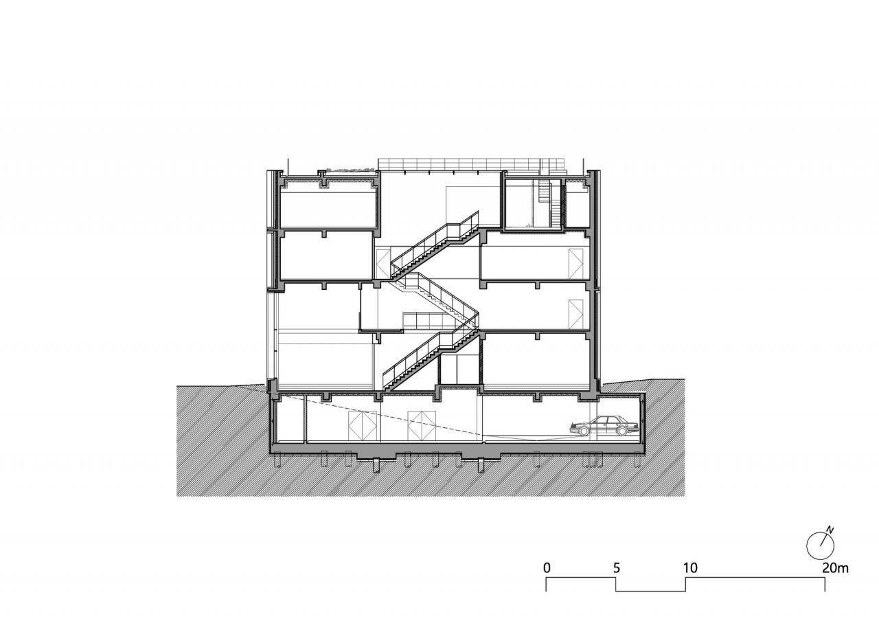 BIM建筑|“你你你你要跳舞吗？”舞步凌乱的办公楼 / poly.m.ur