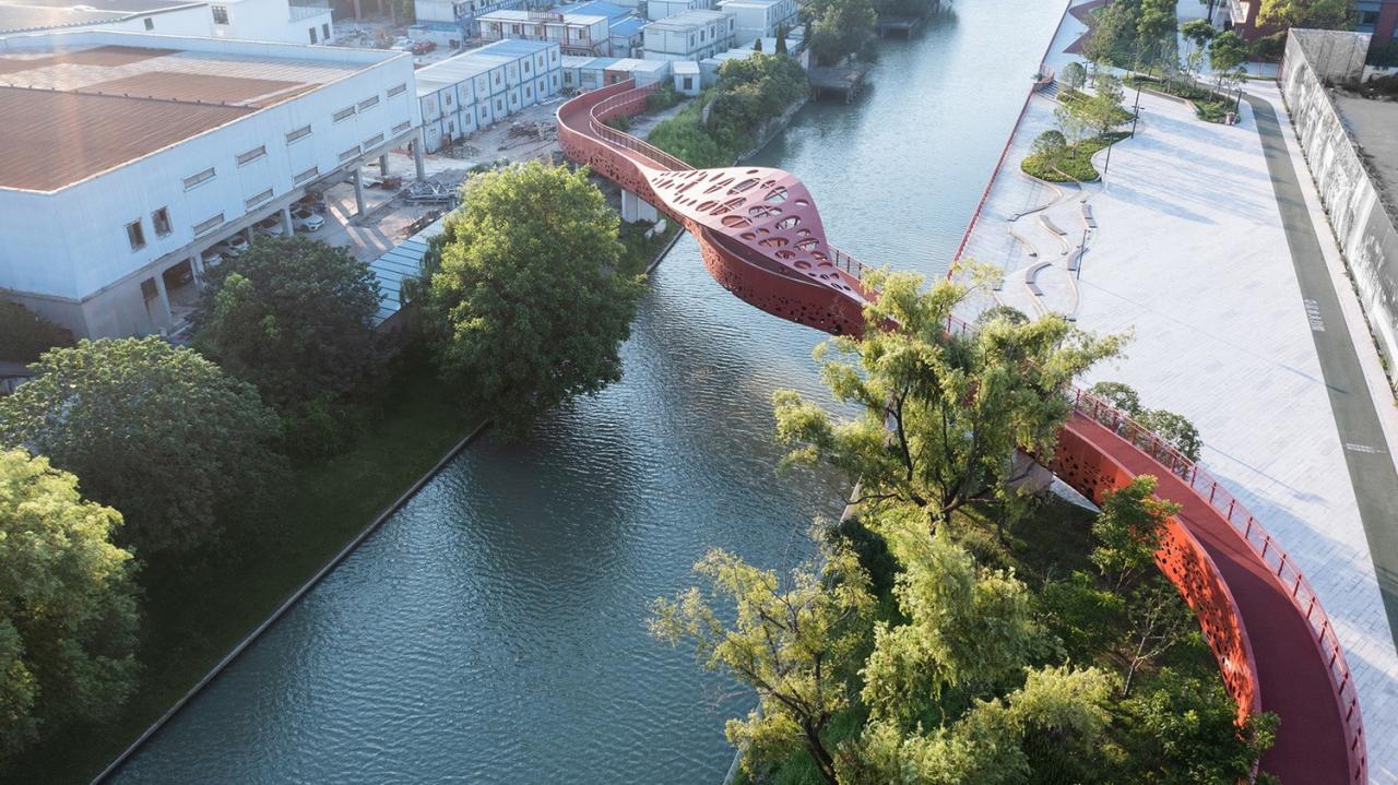 BIM建筑|上海闵行横泾港东岸滨水，景观公共空间改造 / SPARK Architects