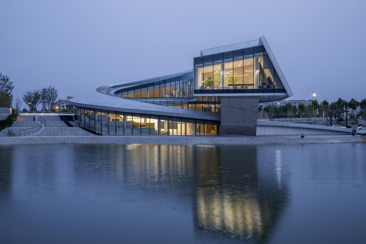 BIM建筑|眺望泰山的窗口：泰山佑游客中心 | line+WORK