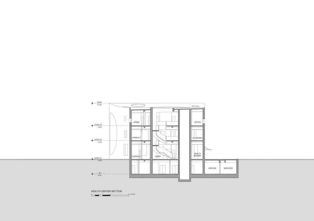 BIM建筑|上海中粮南桥半岛文体中心与医疗服务站 / Steven Holl Architects