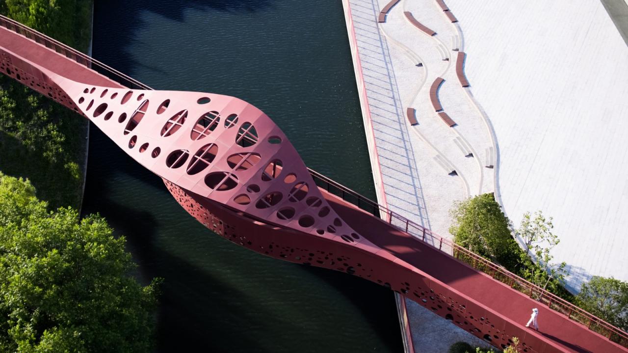 BIM建筑|上海闵行横泾港东岸滨水，景观公共空间改造 / SPARK Architects