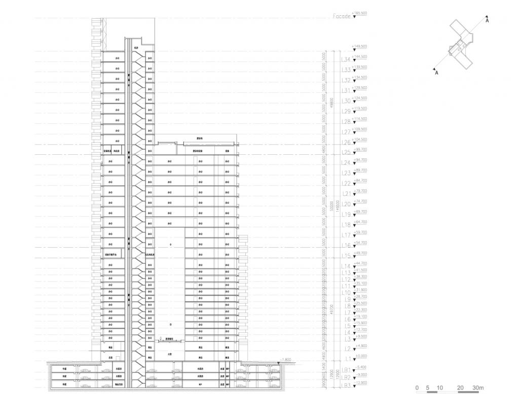 BIM建筑|广州南沙建滔广场 / Aedas