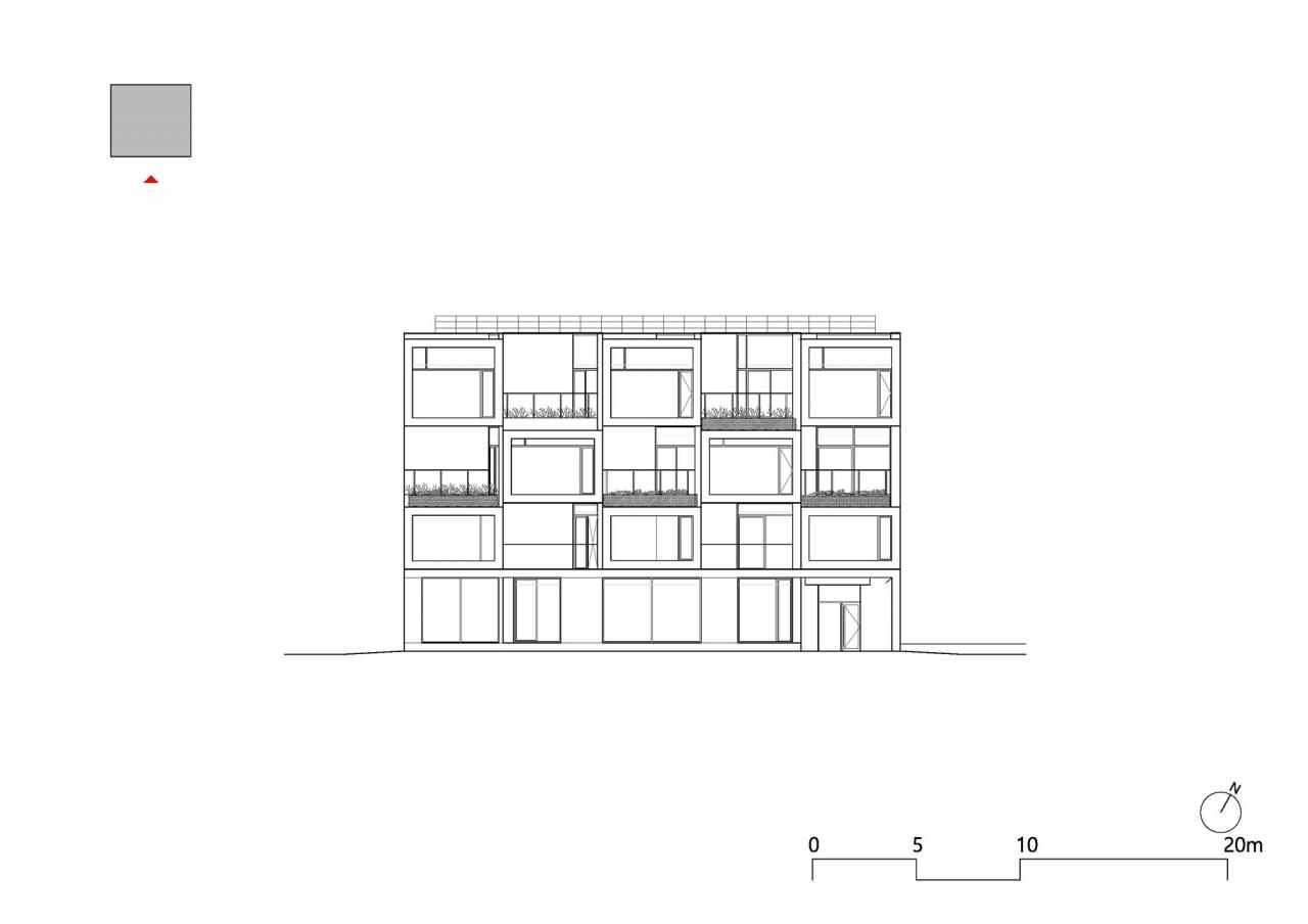 BIM建筑|“你你你你要跳舞吗？”舞步凌乱的办公楼 / poly.m.ur
