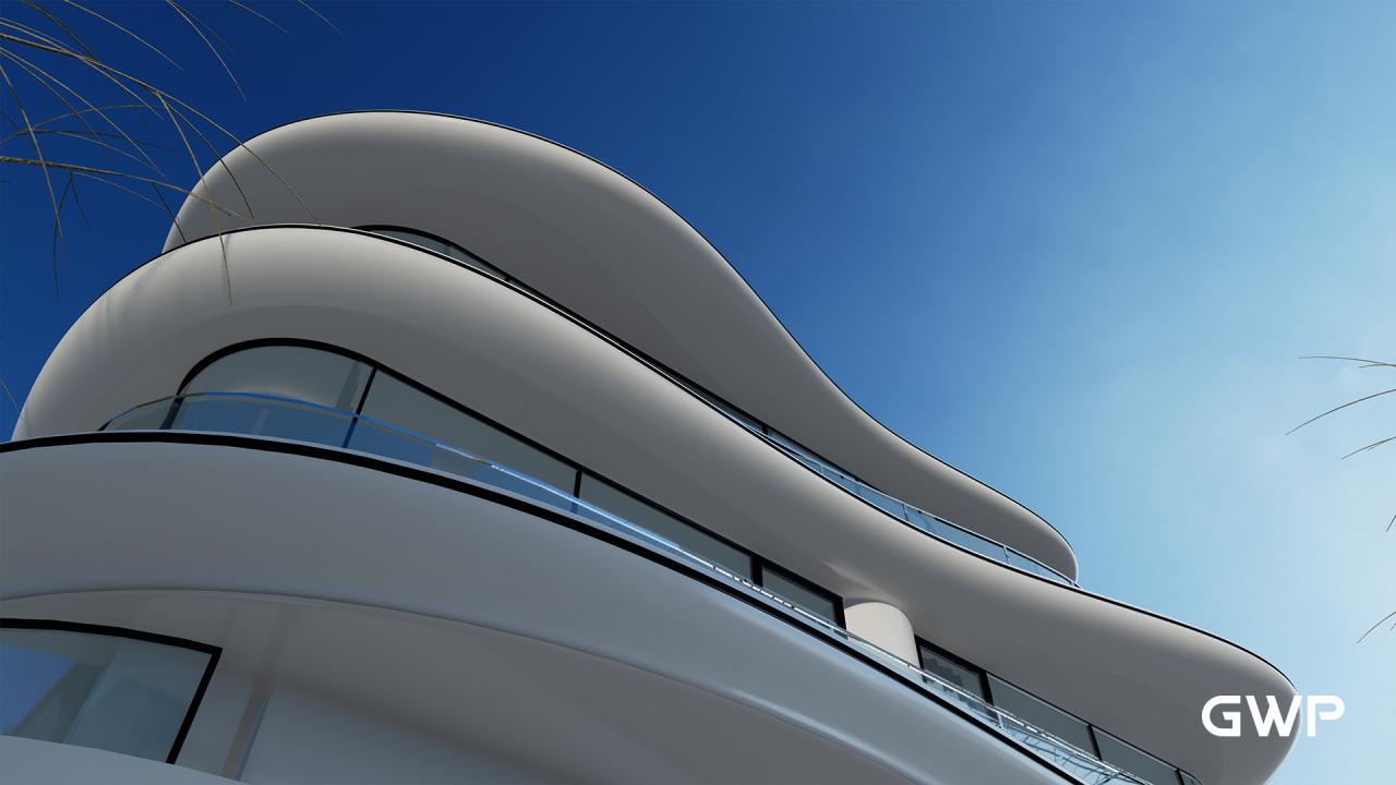 BIM建筑|云之屋·日本北海道温泉度假酒店 / GWP