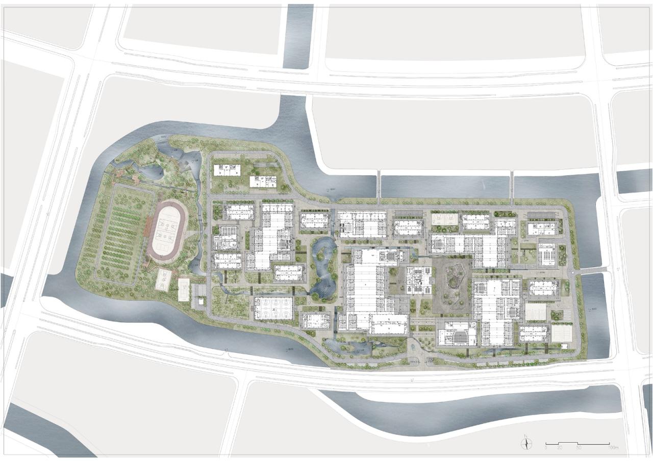 BIM建筑|中国美术学院良渚校区 / 非常建筑