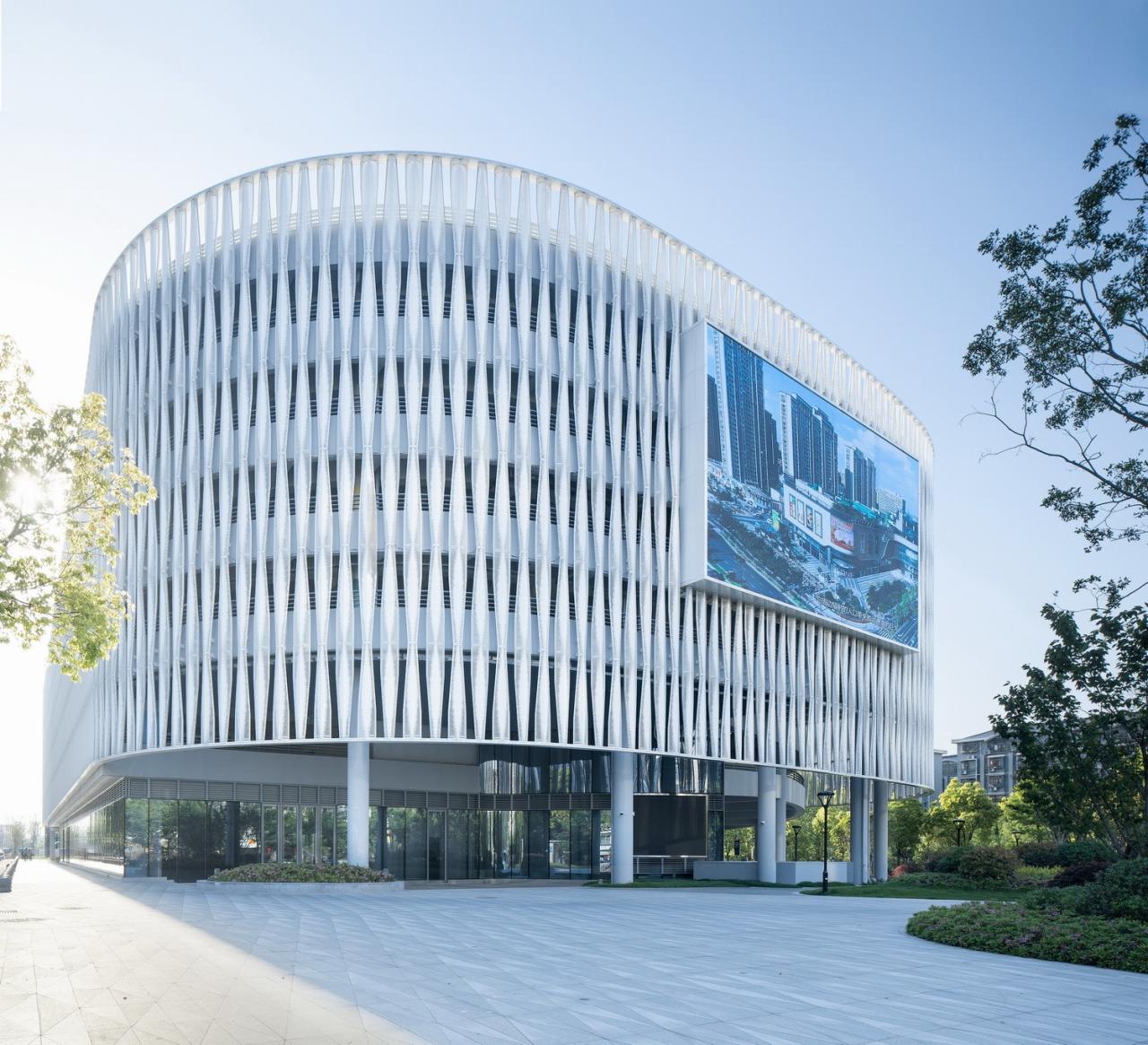 BIM建筑|来自停车楼的逆袭：杭州钱投海达停车楼 / 浙江大学建筑设计研究院有限公司