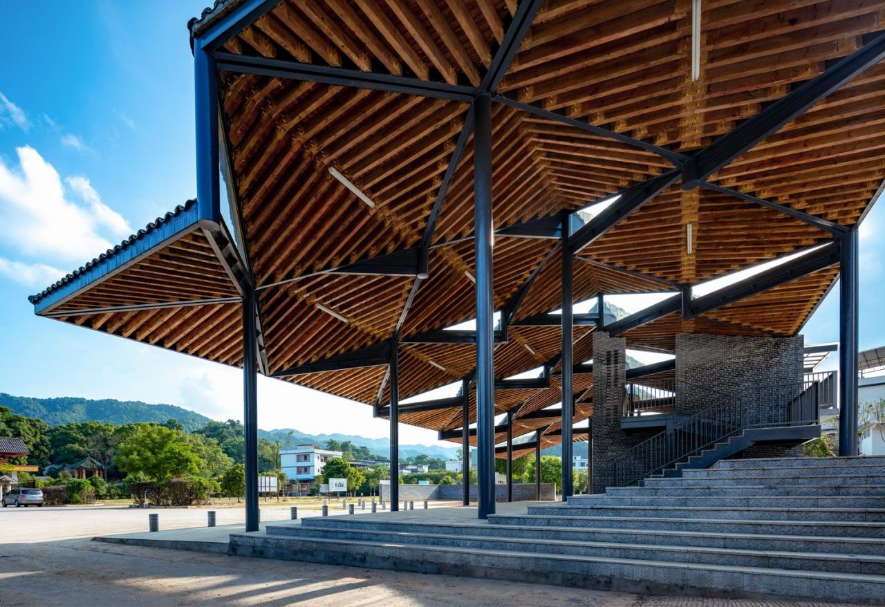 BIM建筑|乡土建筑的单元式转译 ——南粤古驿道梅岭驿站创作实践 / GDAD-城市建筑工作室