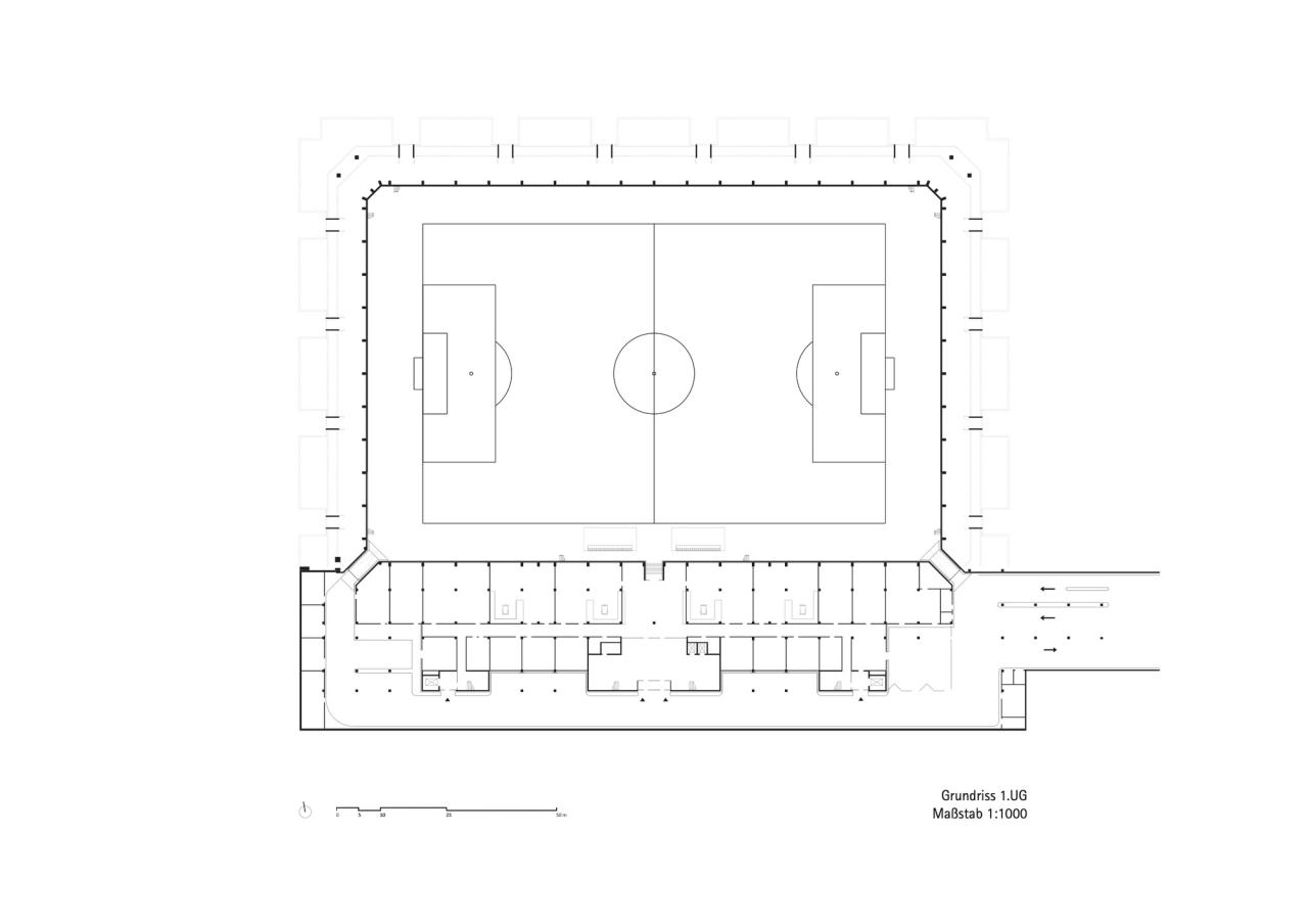 BIM建筑|卢森堡足球橄榄球体育场 / gmp Architects