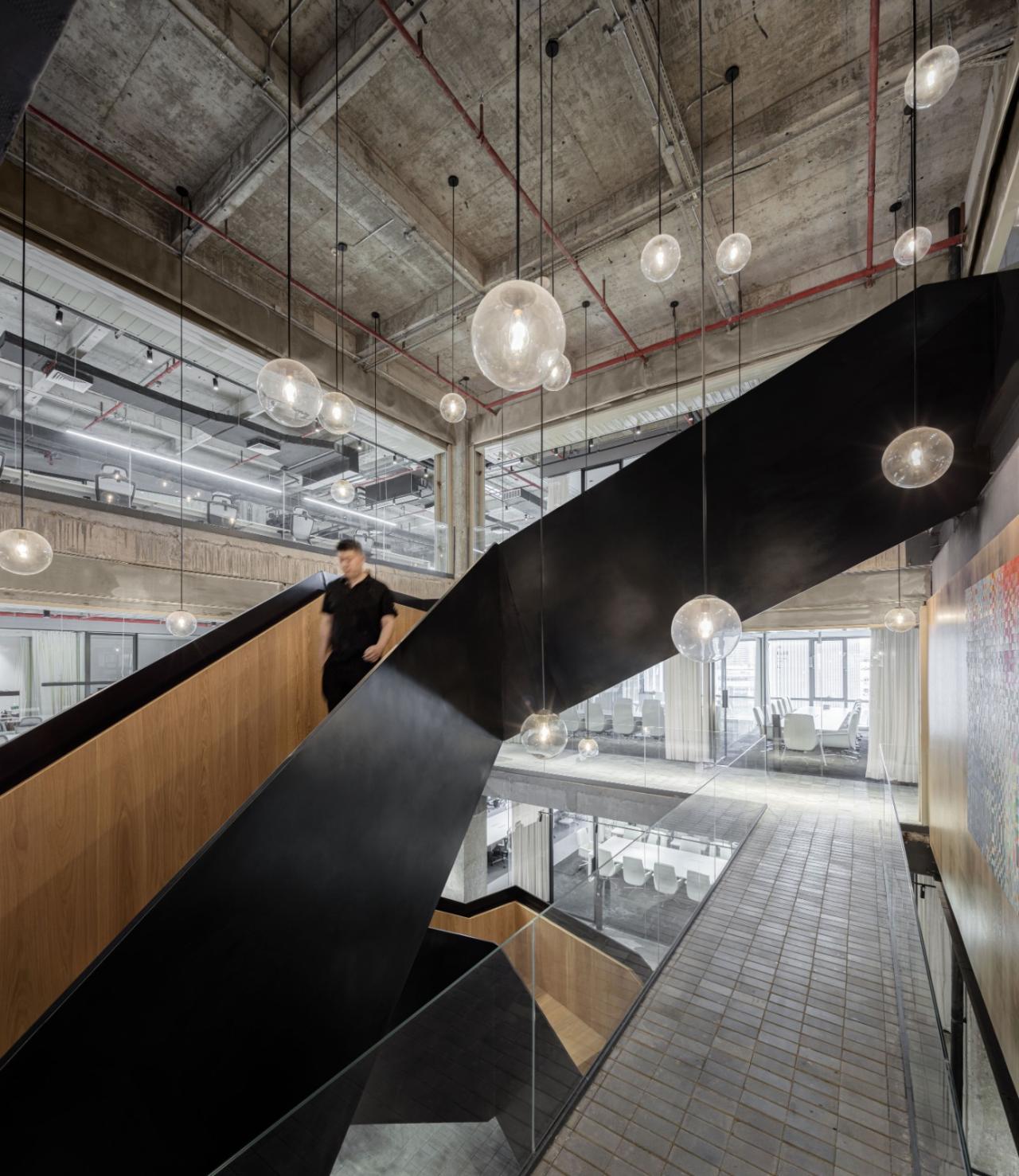 BIM建筑|将悬浮会议室引入移卡办公空间 / JSPA Design