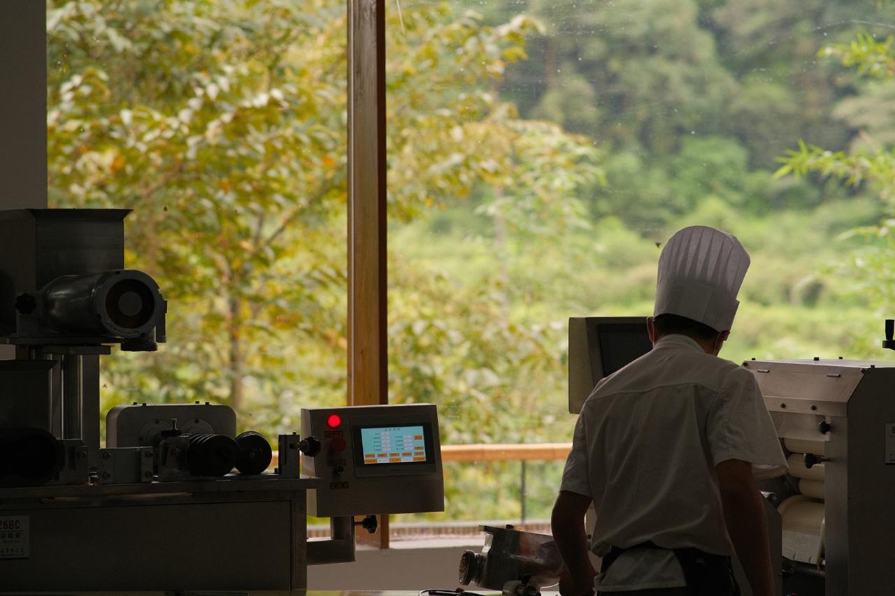 BIM建筑|在半山崖的废弃鸡棚，用峰峦“盖”一座共享工厂 / 时地建筑