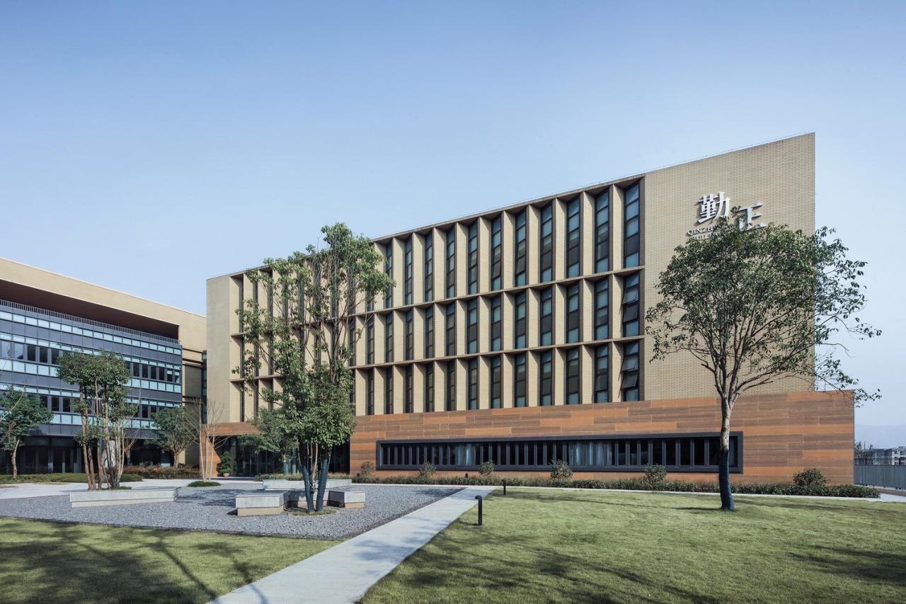 BIM建筑|西南大学附属中学两江校区：消失的高密度校园 / gad