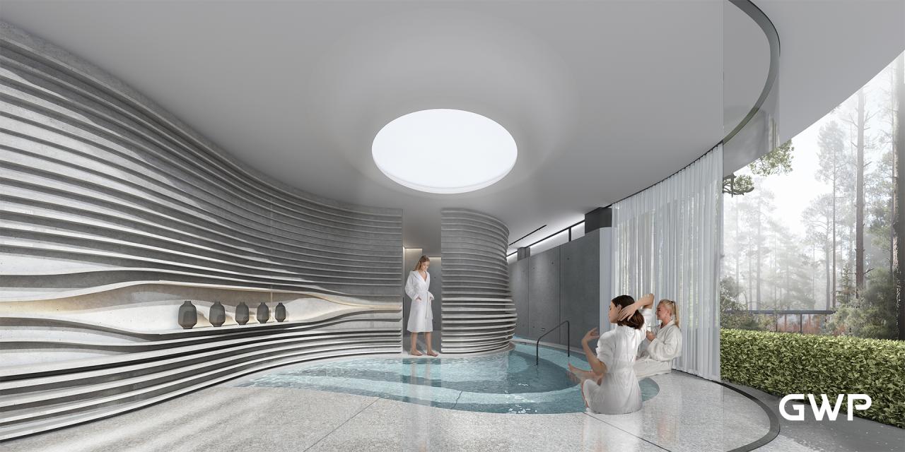 BIM建筑|云之屋·日本北海道温泉度假酒店 / GWP